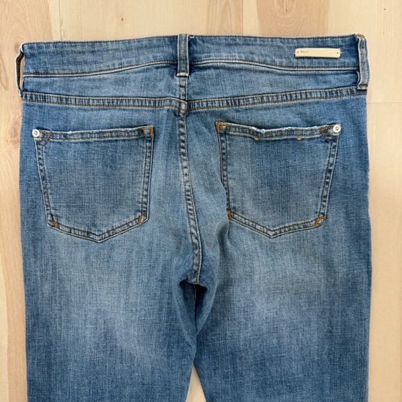 Pilcro & the Letterpress Anthropologie Women 28 Slim Boyfriend Jeans Embroidered - Picture 10 of 16
